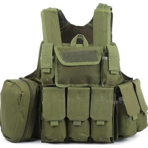 Assault Plate Carrier Vest Safety Vest Camouflage Hunting Military Tactical Vest Amphibious Battle Combat Airsoft Molle Bullet