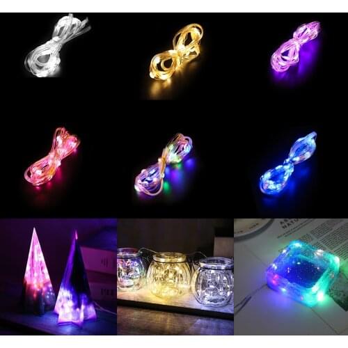 Ambient Light USB LED Night Lamp Colorful Small Light for DIY Crystal Epoxy Resin Crafts Art Dispaly Ornaments Accessories