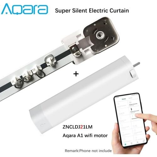 Aqara A1 motor Electric Smart Curtain Motor WiFi Link No Hub,work with mijia Mihome Curtain rail System,no need hub/gateway