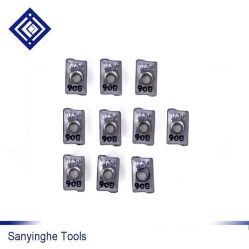 High quality Free shipping 10 pcs/lots HM90 APKT1003PDR cnc carbide milling insert cutting tools cnc blade lathe tool