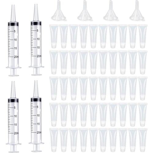 100pcs 10ml Lip Gloss Tube Transparent Refill Empty Container Supplement Tube Lipstick Hose For Girls Cosmetics DIY