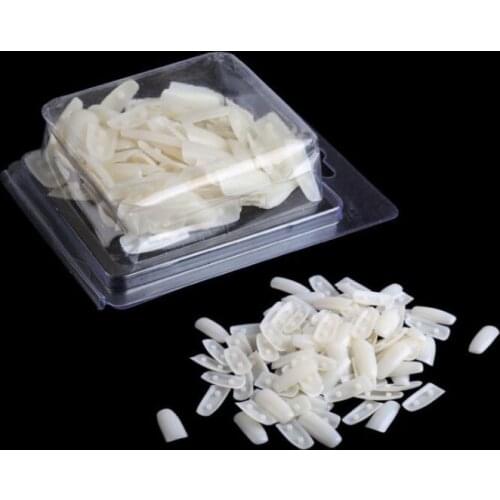 100pcs false nails tips for nail detachable practice holder manicure display stand frame replace tip tools