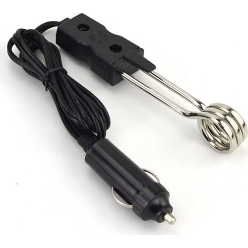 12V/24V Portable Electric Car Boiled Immersion Water Heater for Traveling Camping Picnic High Quality