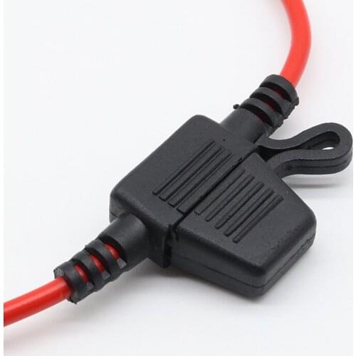 2pcs Waterproof Mini Small Medium In-Line Auto Fuse Holder 16AWG + 2pcs Fuse Inserts 2A 3A 5A 7.5A 10A 15A 20A 25A 30A 35A 40A