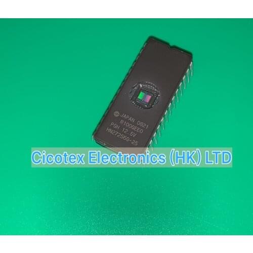 2pcs/lot HN27256G-25 CDIP-28 HN 27256 G-25 256k (32k x 8-bit) UV and OPT EPROM PGH 12.5V HN27256G25 HN27256 G25