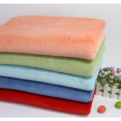 900g rabbit mink fur fabric diy sewing materials high quality plush fabric for pillow shoe material hat bag toy doll 1Meter