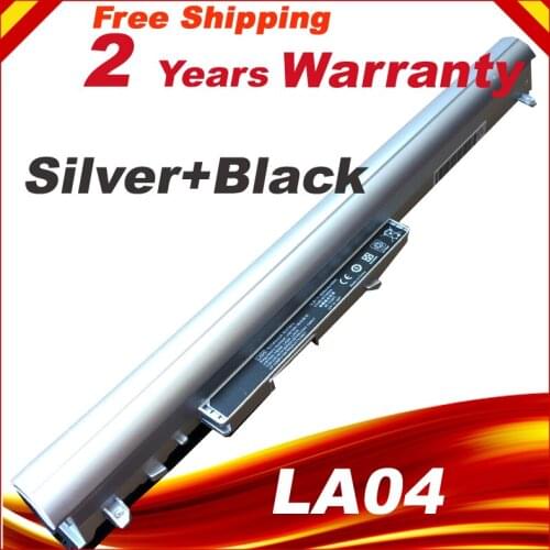 HSW Silver Battery For HP LA04 LA04041 HSTNN-YB5M Pavilion TouchSmart 14 15 HSTNN-UB5M HSTNN-UB5N 728460-001 fast shipping