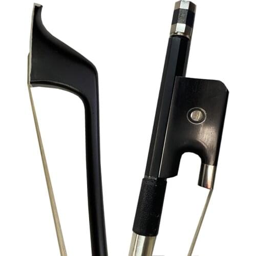 Free ShippingNew high quality 1 pc French style Carbon fiber 3/4 double bass bow white horse hair