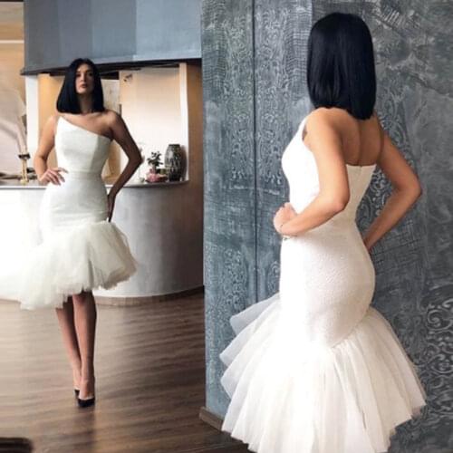 Bridalaffair Womens One Shoulder Cocktail Dresses