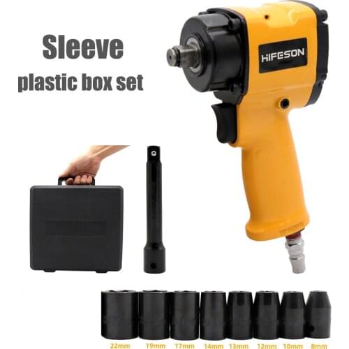 HIFESON 1/2 Mini Pneumatic Impact Wrench Car Repairing Impact Wrench Tools Auto Spanners 7500 R.P.M