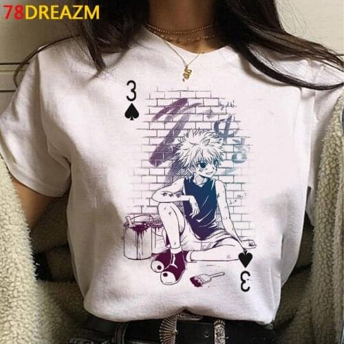 Hunter x Hunter top tees men plus size kawaii white t shirt streetwear 2021 t-shirt harajuku