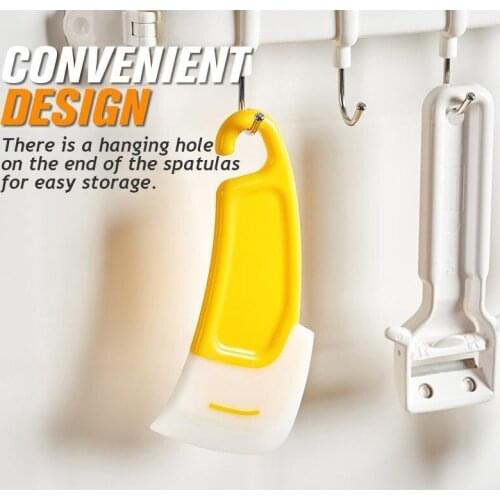 Kitchen Scraper Silicone Cookware Cooking Tools Spatula Beef Egg Wide Pizza Cooking Tools Spatula Non-Stick