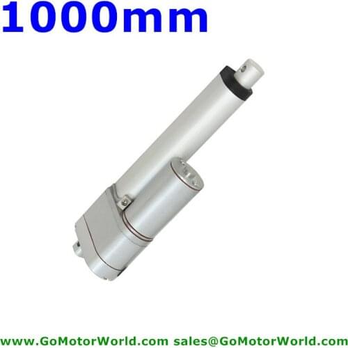 Mini linear actuator with Potentiometer position signal feedback 24V 12V 1000mm stroke 900N 90KG load 80mm/s speed LA10P