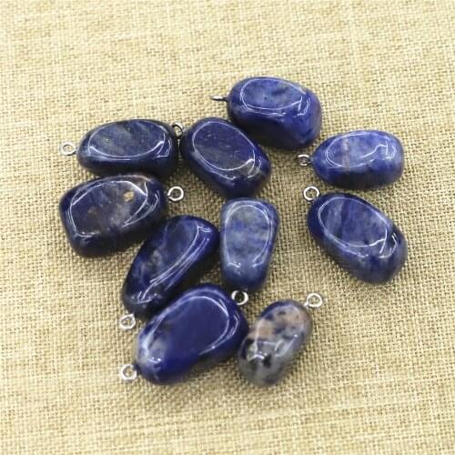 Natural Stone Irregular Shape Pendant Ornaments, Used for DIY Necklace Making Hot Fashion Trend In 2021