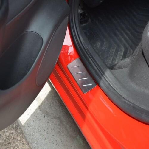 Fit For Opel Astra K Chrome Door Sill 4 Piece 2015 and SonrasıKrom Styling Moulding Trim Tunning Modified Designed Stainless the