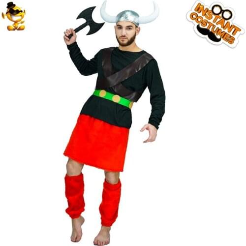 Christmas Party Men Pirate Costumes Halloween Cosplay Funny Fancy Dress Fashion Viking Costume Carnival Adult Buccaneer Set