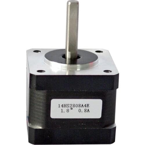 NEMA14 (35MM) 2Phase 4 lead wires stepping motor, 12N.cm 0.8A 28mm body Length Black body stepper motor 35HS2808A4E