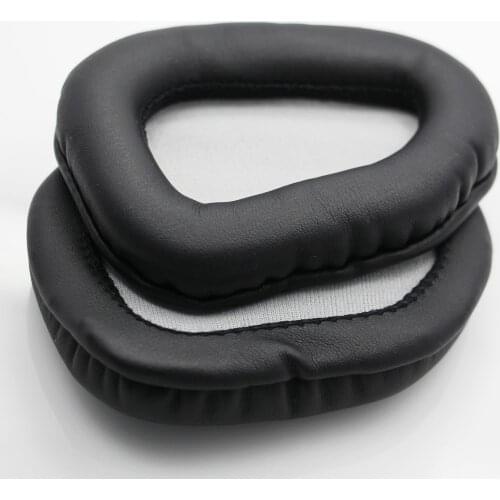 Replacement Earpads Cushion Ear Pads for MATCATZ Saitek F.R.E.Q.5(FREQ5) Final Headset Leather ear pads