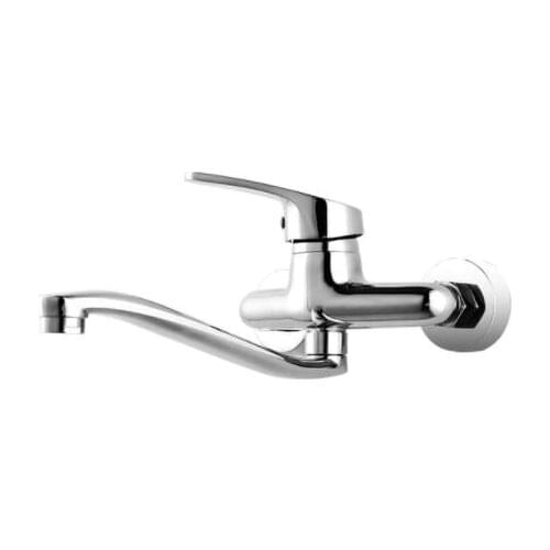 Vidric 16-30cm Length In-wall kitchen faucet brass/ kitchen mixer / wall-mounted hot and cold faucet brass mixing tap