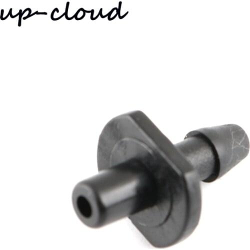 100pcs UP-CLOUD 1/8" Barbed Single Way Connector for 3/5mm Garden hose Garden Micro Irrigation System Watering Sprinkler Adapter