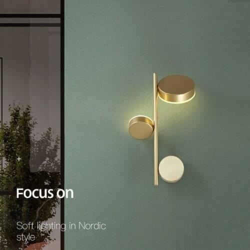 Modern loft lamparas de techo colgante moderna glass wall sconces wood crystal bedside corridor dining room wall lamp