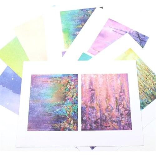 YPP CRAFT 14pcs Single-side Printed Background paper creative papercraft art paper handmade scrapbooking kit set books