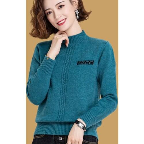 2021 New Autumn Winter Women Sweaters Pullovers Knitted Jumper Long Sleeve Female Casual Sweater Elastic Pull Femme
