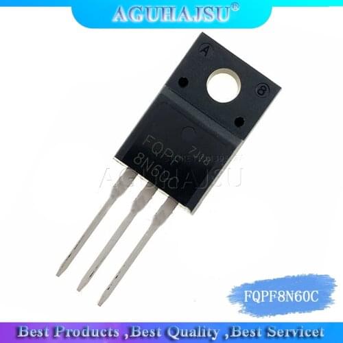 1pcs/lot FQPF8N60C 8N60C 8N60 600V 8A TO-220F