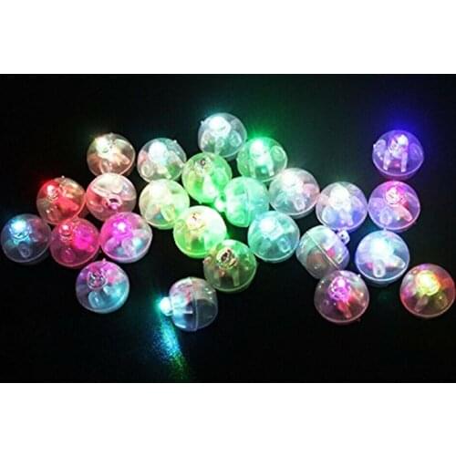 100pcs/lot Switch Balloon Led Flash Luminous Lamps Tumbler Light Bar Lantern Christmas Wedding Birthday Decor Party Decorations