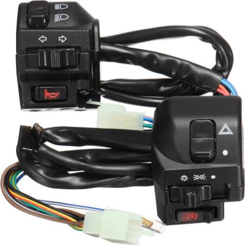 12V Motorcycle 22mm Handlebar Headlamp Switch Horn Turn Signal Electrical Start Switch