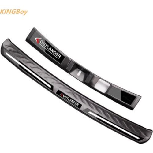 2016-2019 For mitsubishi outlander high-quality stainless steel rear protection plate modified spare parts