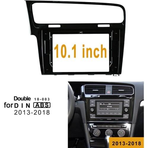 2Din 10.1 Inch Car Radio DVD Panel Frame for Golf 7 2013-2018