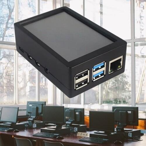 3.5 Inch Touch Screen 480*320 LCD Display ABS Case Protective Cover Shell for Raspberry Pi 4 Model B