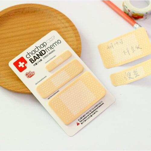6 pcs/Lot Bandage sticky note Novelty band-aid memo pad Decorative diary stickers Stationery office School supplies FM432