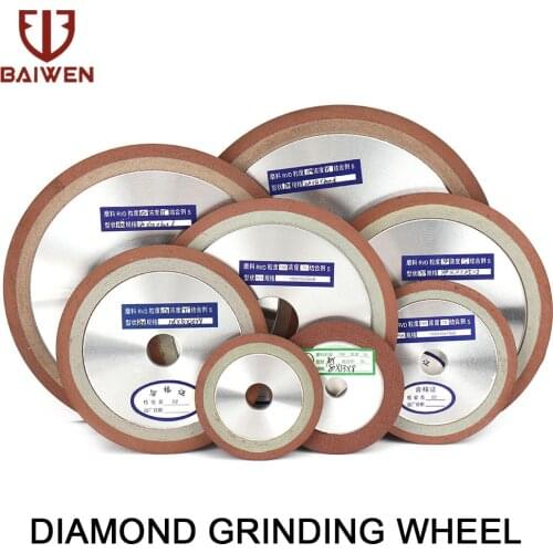 125mm/150mm/180mm/200mm Diamond Grinding Wheel Resin Bond Grinder Disc For Milling Cutter Power cutting disc #150/240/320
