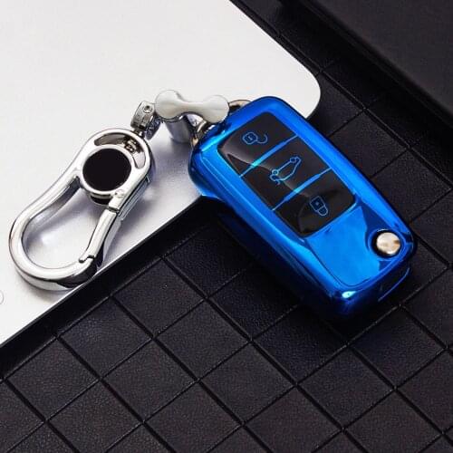 Car key case for volkswagen vw magotan b8 polo 9n golf 4 3 6 5 6r 7 mk7 mk4 passat b5 b7 b6 b8 touran bora lavida tiguan jetta