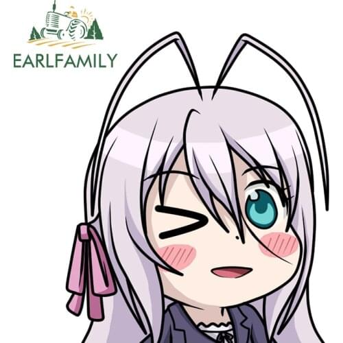 EARLFAMILY 13cm x 11.2cm Anime Funny Car Stickers Decor for High School DxD Cartoon Graphics Waterproof Vinyl VAN ATV Decals