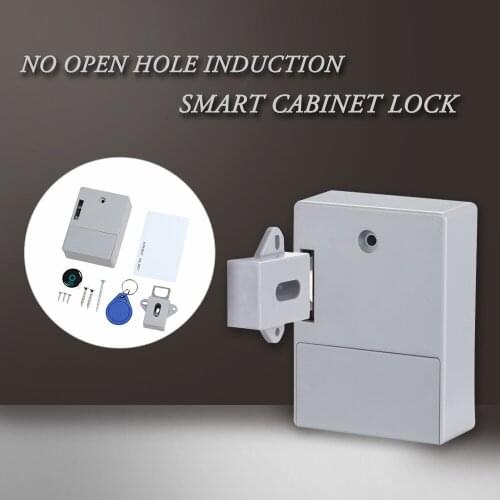 Mini Invisible RFID Electronic Cabinet Locker 125KHZ EM RFID Drawer Lock