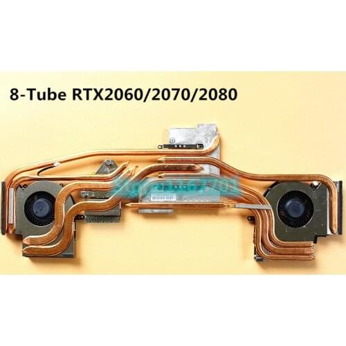 New Original Laptop/Notebook CPU/GPU cooling Radiator Heatsink&Fan for MSI GE75 Raider RTX2060 RTX2070 RTX2080 MS-17E2 8-tube