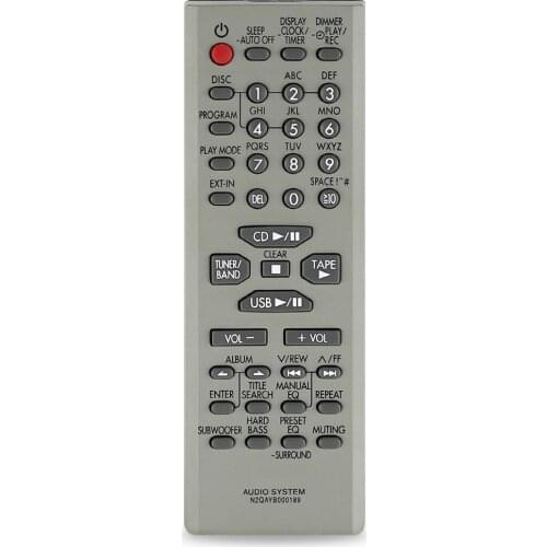 New remote control for panasonic audio system controller N2QAYB000189