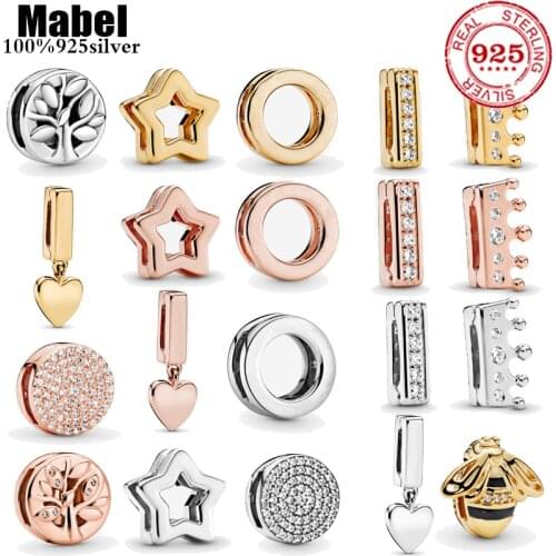 New gold Lantern Sun Pendant bee family forever clip bead fit pandora charms 925 Sterling Silver Beads bracelet DIY Jewelry 2020