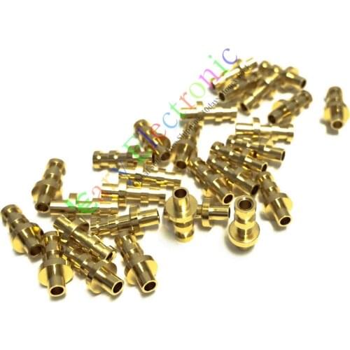 Wholesale and retail 50pc copper plated gold Turret Lug for 2MM Fiberglass Terminal Tag Board Amps free shipping