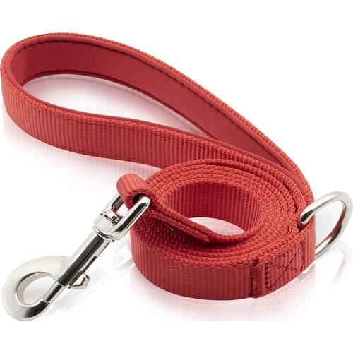 Durable Nylon Dog Leash Padded Handle 360° swivel Metal Hook Classic Style Pet Leash For Small Medium Large Dogs lead