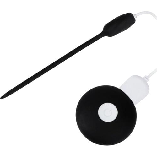 Silicone 20 Frequency Vibrator Urethral Dilators Catheter Urethral Plug Penis Plug Sex Toys for Men Gay