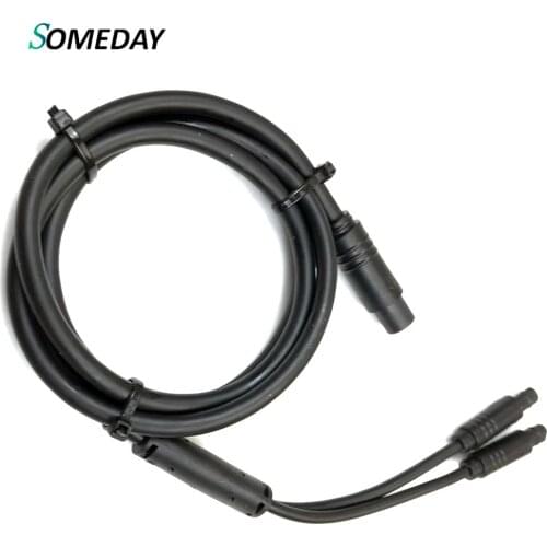 SOMEDAY Tongsheng 1 to 2 cable Electric Bicycle TSDZ2 Thumb Throttle and E-bike Speed Throttle for VLCD6/XH18 Display Parts