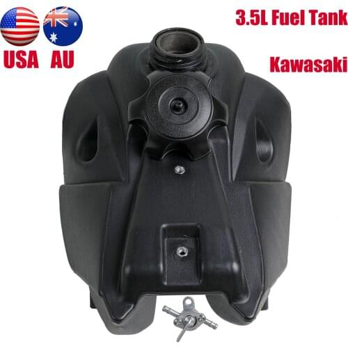 3.5L Fuel Gas Tank with Petcock For Kawasaki KLX110 KX65 Suzuki DRZ110 Dirt Bike