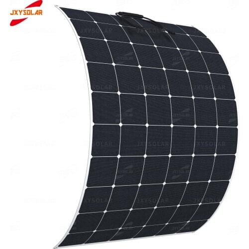 200W 34.2V ETFE Sunpower Adhesive Thin Film Marine Flexible Solar Panel