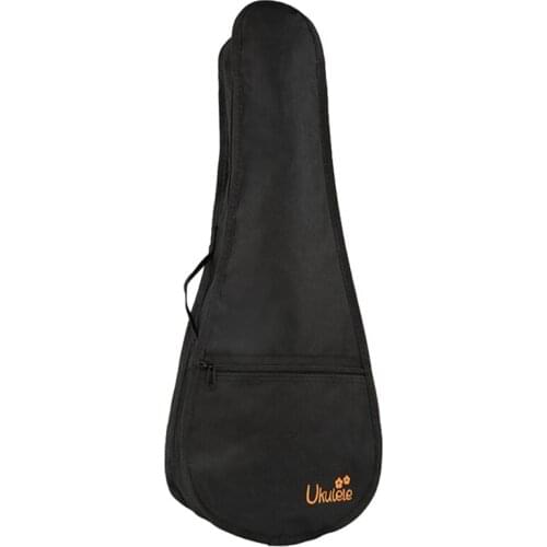 21/23/26 Inch Black Uke Bag Portable Ukulele Gig Bag Soft Case Waterproof Backpack Bag