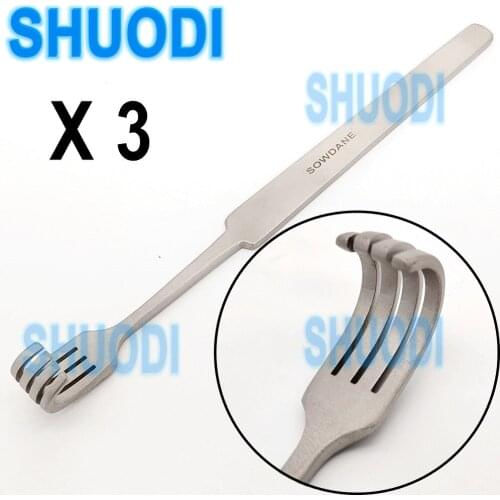 3 pcs Dental Surgical Implant Tissue Retractor Dental retractor mouth kilner catspaw retractor Dental Surgical Tool