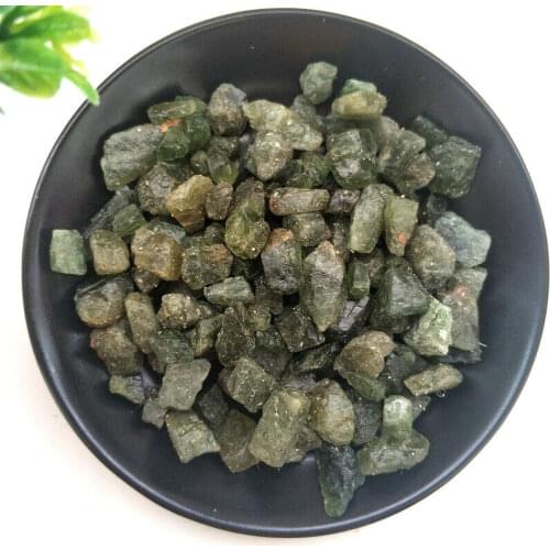 50g Natural Raw Green Apatite Rough Stones Crystal Gravel Minerals Specimen E290 Natural Stones and Minerals